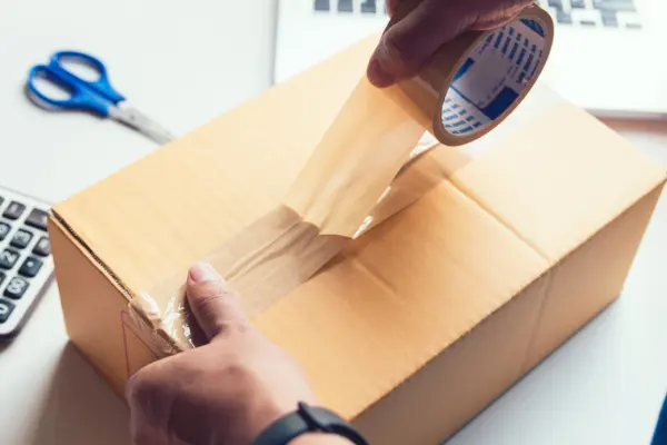 Veilig verpakt product klaar voor verzending